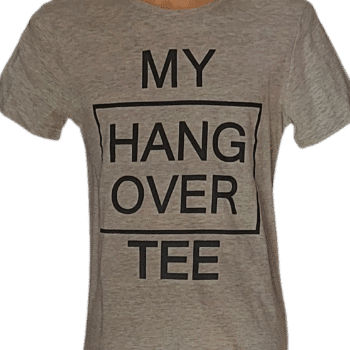Bawełniany t-shirt młodzieżowy z modnym napisem