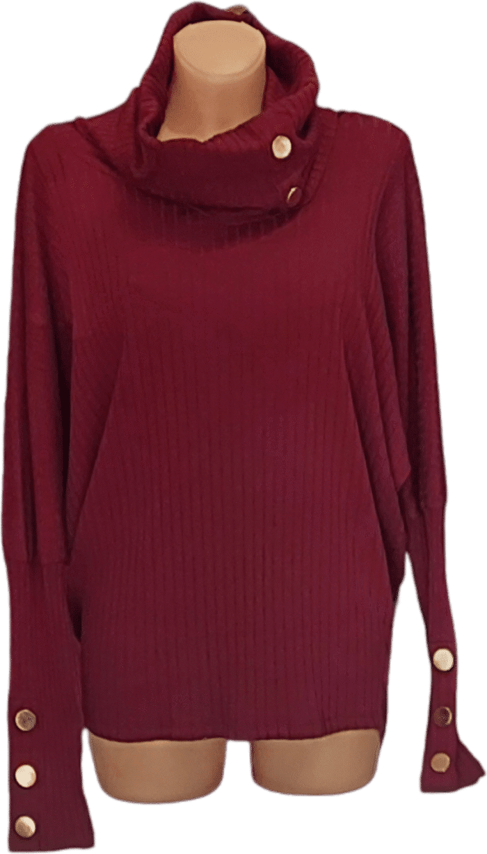 Sweter z golfem