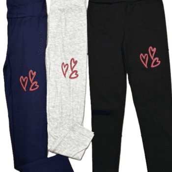 Legginsy bawełniane  – granatowe, szare i czarne
