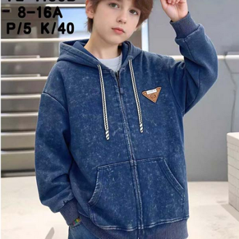 Bluza młodzieżowa miękki jeans 8-16 lat