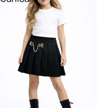 Spódniczka czarna plisa dla dziewczynki